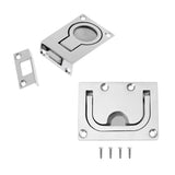 Maxbell 2 Pieces 316 Stainless Steel Boat Hatch Cabinet Locker Lift/Pull Ring Handle