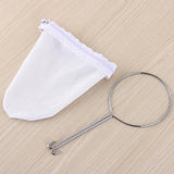 Maxbell 3pcs 5" Traditional Tea Coffee Strainer Handle Filter Sock Cloth White