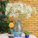 Maxbell Artificial Realistic Simulation Flowers Baby's Breath Gypsophila Artificial Plants Wedding Home DIY Pack of 5PCS White