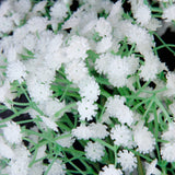 Maxbell Artificial Realistic Simulation Flowers Baby's Breath Gypsophila Artificial Plants Wedding Home DIY Pack of 5PCS White