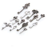 Maxbell 26Pcs Mixed Key Shape Charm DIY Necklace Jewelry Making Pendants DIY Craft