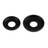 Maxbell 16 Pcs Replacement Longboard / Skateboard Bushings Washers- Skateboard Parts - Black