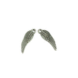 Maxbell 150 Pieces Tibet Silver Angel Wings Charms Pendants Jewelry Making Crafts