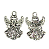 Maxbell 150 Pieces Tibet Silver Angel Wings Charms Pendants Jewelry Making Crafts