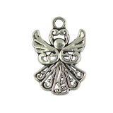 Maxbell 150 Pieces Tibet Silver Angel Wings Charms Pendants Jewelry Making Crafts