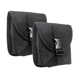 Maxbell 2pcs Replacement Scuba Dive Weight Belt Pocket Pouch with Quick Release Buckle 5.5 x 4.7"