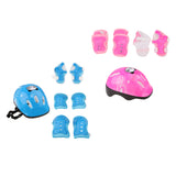 Maxbell 2 Sets Kids Roller Skating Bicycle Helmet Knee Wrist Guard Elbow Pad