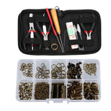 Maxbell 12 Pieces/set Jewelry Making Tool Kit Bead Hand Tools for Crafts with Case