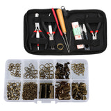 Maxbell 12 Pieces/set Jewelry Making Tool Kit Bead Hand Tools for Crafts with Case