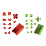 Maxbell 2Pieces Replacement Chrome Plating Buttons and Touchpad for PS4 Controller