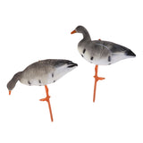 Maxbell 2 Pieces Full Body Goose Hunting Shooting Decoy Lawn Garden Decors Greenhand