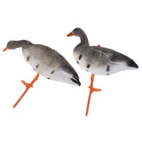 Maxbell 2 Pieces Full Body Goose Hunting Shooting Decoy Lawn Garden Decors Greenhand