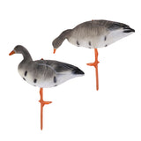 Maxbell 2 Pieces Full Body Goose Hunting Shooting Decoy Lawn Garden Decors Greenhand