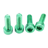 Maxbell 12x Aluminum Alloy Bike Water Bottle Cage Bolts Holder Socket Screw 3 Colors Be Applied to Most Bikes