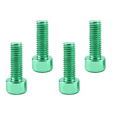 Maxbell 12x Aluminum Alloy Bike Water Bottle Cage Bolts Holder Socket Screw 3 Colors Be Applied to Most Bikes