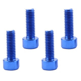 Maxbell 12x Aluminum Alloy Bike Water Bottle Cage Bolts Holder Socket Screw 3 Colors Be Applied to Most Bikes