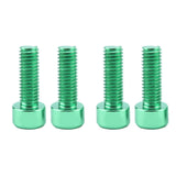 Maxbell 12x Aluminum Alloy Bike Water Bottle Cage Bolts Holder Socket Screw 3 Colors Be Applied to Most Bikes