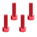 Maxbell 8x Bike Water Bottle Cage Bolts Holder Socket Screws Gold Red Be Applied to Most Bikes