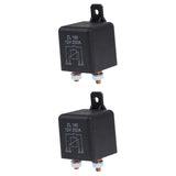 Maxbell 2 Pieces ZL180 Model 4 Pins DC 12V 200A Relay Switch for Car Truck Motorcycle