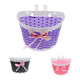 Maxbell 3xChildren Kids Girls Bicycle Front Basket Bike Cycle Shopping Holder Purple