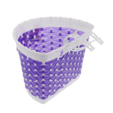 Maxbell 3xChildren Kids Girls Bicycle Front Basket Bike Cycle Shopping Holder Purple