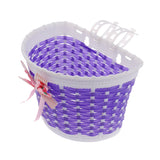 Maxbell 3xChildren Kids Girls Bicycle Front Basket Bike Cycle Shopping Holder Purple