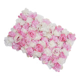 Maxbell 5 Pieces Artificial Flower Wall Panel Wedding Venue Flower Decor Hot Pink