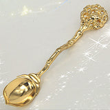 Maxbell 10Pieces Vintage Coffee Tea Spoon Condiment Mixing Scoop Dessert Tea Ladle