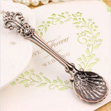 Maxbell 10Pieces Vintage Coffee Tea Spoon Condiment Mixing Scoop Dessert Tea Ladle