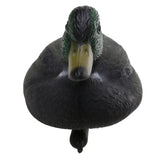 Maxbell 3 Pieces Hunting PE Plastic Duck Decoy Drake With Floating Keel Garden Decor, Black Green