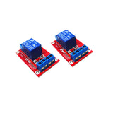 Maxbell 2PCS 1 CH Channel DC 3V Relay Module Relay Board with Optocoupler Insulation for Arduino, Set of 2