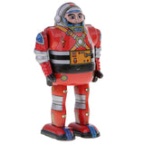 Maxbell Wind Up Mechanical Walking Astronaut Robots Tin Toy Clockwork Collectibles