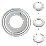 Maxbell 2Pcs Lazy Susan Bearing Swivel Round Turntable Bearing for Table 5.5 Inch