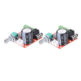 Maxbell 2 Pieces 12V Hi-Fi PAM8610 Audio Stereo Amplifier Board 2X10W 2 Ch l D Class