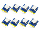 Maxbell 8Pieces Micro SD Card Module Memory Shield Slot Socket Reader for Arduino