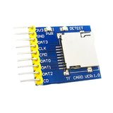 Maxbell 8Pieces Micro SD Card Module Memory Shield Slot Socket Reader for Arduino