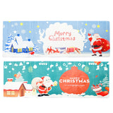 Maxbell 2 Pieces Xmas Print Extra Long Floor Runner Room Area Rug Carpet Doormat 60x180cm