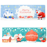 Maxbell 2 Pieces Xmas Print Extra Long Floor Runner Room Area Rug Carpet Doormat 60x180cm