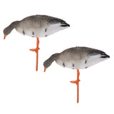 Maxbell 1 Pair Portable Full Body Goose Hunting Decoy Lawn Yard Decor Greenhand Gear