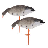 Maxbell 1 Pair Portable Full Body Goose Hunting Decoy Lawn Yard Decor Greenhand Gear