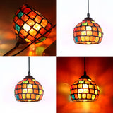 Maxbell 2Pcs Retro Colorful Ceiling Pendant Lamp Light Chandelier Shades Lampshades