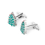 Maxbell 4 Pairs Men Cufflinks Christmas Design Snowflake Wedding Shirt Cuff Links