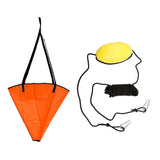 Maxbell 32" Boat Sea Anchor Drogue Sock + 30' Kayak Drift Anchor Tow Rope Throw Line