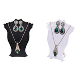 Maxbell 2 Pieces Novelty Plastic Sector Stud Necklace Chain Jewelry Display Stand