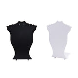 Maxbell 2 Pieces Novelty Plastic Sector Stud Necklace Chain Jewelry Display Stand