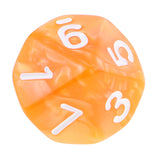 Maxbell 10pcs 10 Sided Dice D10 Polyhedral Dice for Dungeons and Dragons DND RPG MTG Orange