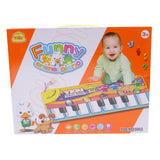 Maxbell Electric Piano Keyboard Toy Musical Playmat Early Educational Developmental Toddler Toy Gift