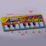 Maxbell Electric Piano Keyboard Toy Musical Playmat Early Educational Developmental Toddler Toy Gift