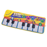 Maxbell Electric Piano Keyboard Toy Musical Playmat Early Educational Developmental Toddler Toy Gift