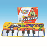 Maxbell Electric Piano Keyboard Toy Musical Playmat Early Educational Developmental Toddler Toy Gift